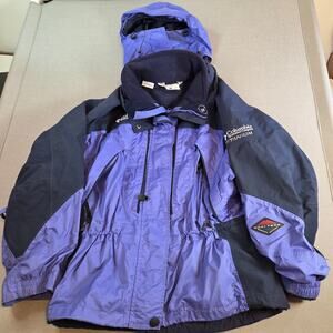 Columbia Titanium Omni-Tech Women’s 3-in-1 Jacket Purple Black Small